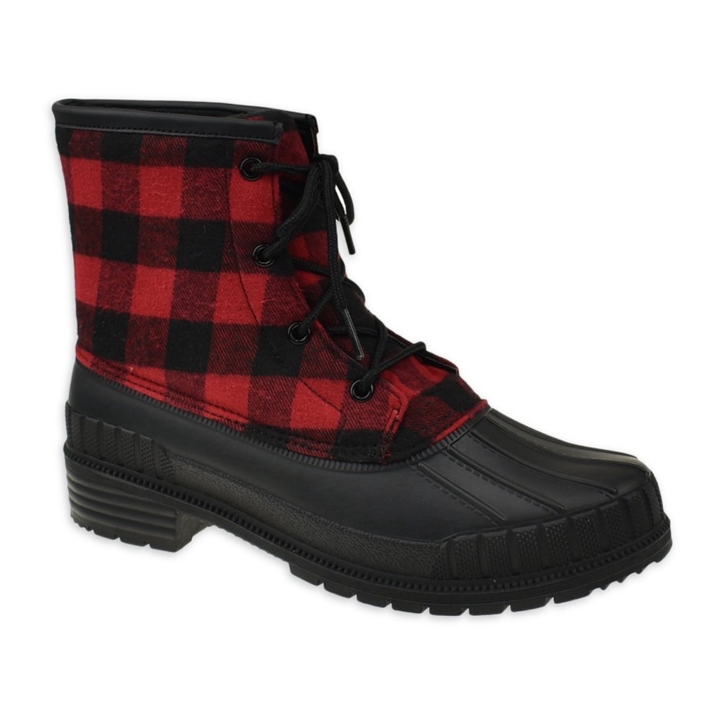 NEW Plaid Duck Boots